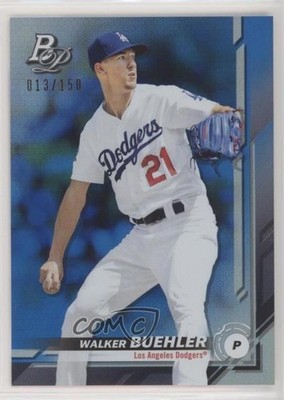 2019 Bowman Platinum Wal-Mart Blue Foil 13/150 Walker Buehler #35 7fr