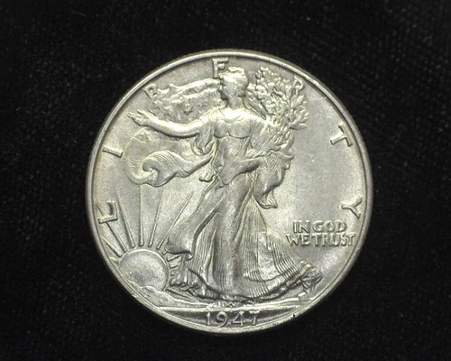 HS&C: 1947 Liberty Walking Half Dollar AU - US Coin