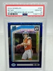 2024 Donruss Football Bo Nix Optic Preview Blue Scope PSA 10 Gem Mt Broncos