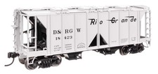 Walthers HO Scale ACF 1958 Cu Ft Covered Hopper Denver Rio Grande Western