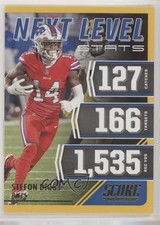 2021 Score Next Level Stats Gold Stefon Diggs #NL12 0e6b