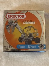 Meccano Design Erector Excavator Model 2780 F...
