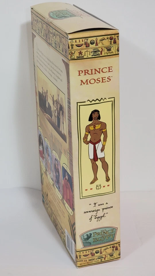 Muñeca Hasbro El Príncipe de Egipto 1998 de colección “Prince Moisés” #65157 nueva en caja Foto 3 de 4
