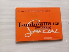 Innocenti Lambretta 150 Special 1963-64 manuale uso manutenzione originale