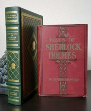 Tales of Sherlock Holmes Grosset Dunlap  + Franklin Library Great Cases Lot