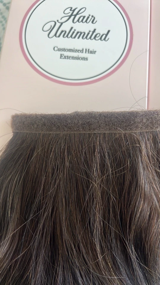 Extensión cola de caballo marrón oscuro 14 pulgadas de largo Foto 2 de 4