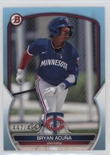 2023 Bowman Draft Sky Blue 447/499 Bryan Acuna Bryan Acuña #BD-39 00cp