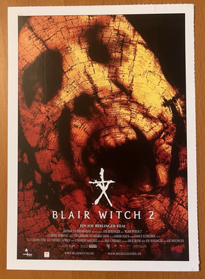 Blair Witch 2 - Filmkarte Filmplakatkarte Cinema - Joe Berlinger Tristen Skylar