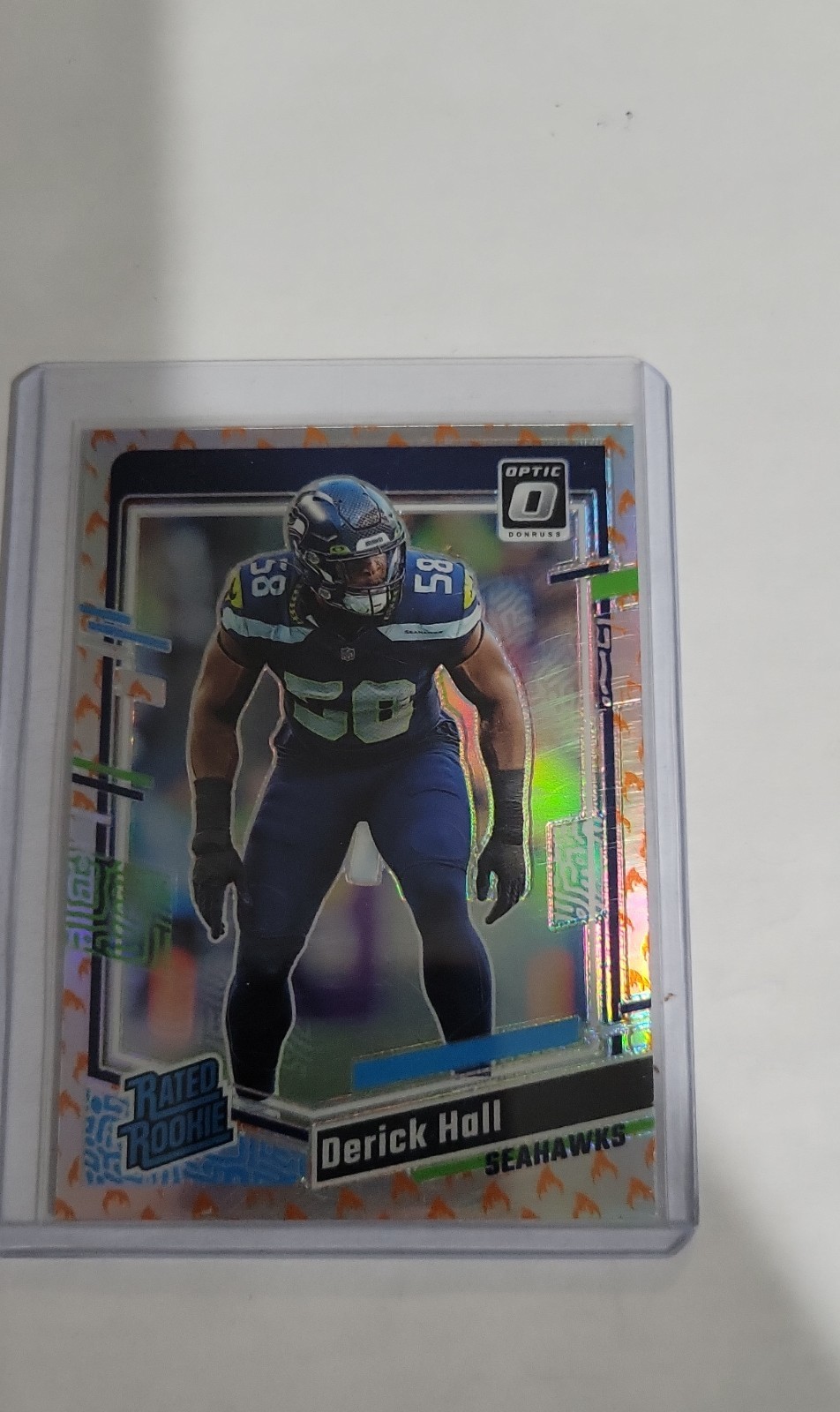 Derick Hall Panini Donruss Optic #291 Fire