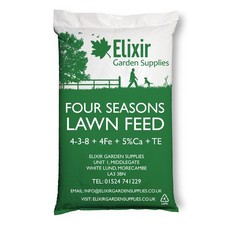 Elixir Four Seasons Lawn Fertiliser, Keep Your Lawn Healthy With Year-Round Feed