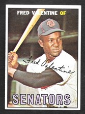 1967 Topps #64 Fred Valentine 02 - VG