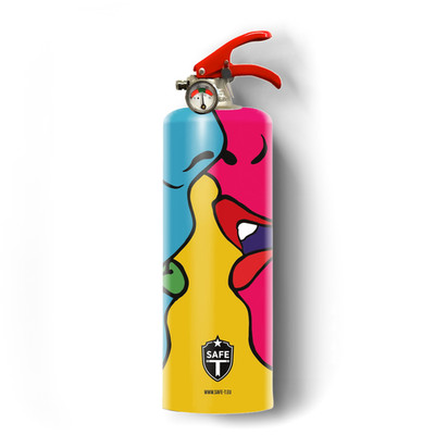 CHIC FIRE - Design Fire Extinguisher - Pop Kiss - Fully functional - ABC