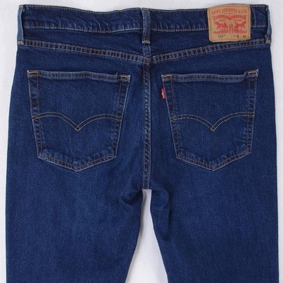 Herren Levi's 514 SLIM STRAIGHT Stretch Slim Straight Blau Jeans W35 W36 L30