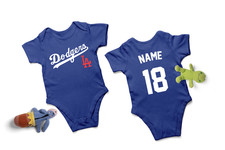 Personalized Los Angeles Dodgers Baby Infant ...