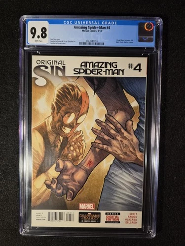 CGC 9.8 Amazing Spider-Man #4, 1st Cindy Moon as Silk, Marvel Comics 2014