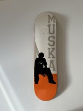 SHORTY’S CHAD MUSKA SKATEBOARD DECK SILHOUETTE ARANCIONE OG 1997 VINTAGE RARO