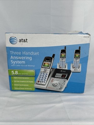 AT&T 3 Handset Answering System With Caller ID / Call Waiting E6013B