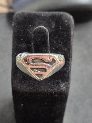 Superman Silver Ring 925 Silver 9.9dwt Size:11 (ROA010254)