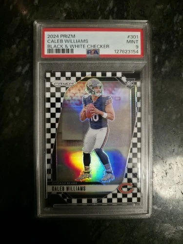 2024 Prizm Caleb Williams Checkered PSA 9