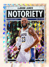 2024-25 PANINI MOSAIC LEBRON JAMES NOTORIETY MOSAIC PRIZM #6