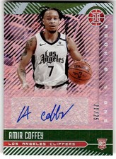 2019-20 Panini Illusions Amir Coffey Rookie Signs Emerald #/25 #RS-ACF Auto