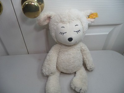 2018 Steiff Germany Sugar Lam Sleeping Cuddly Friends W/Button No Tag