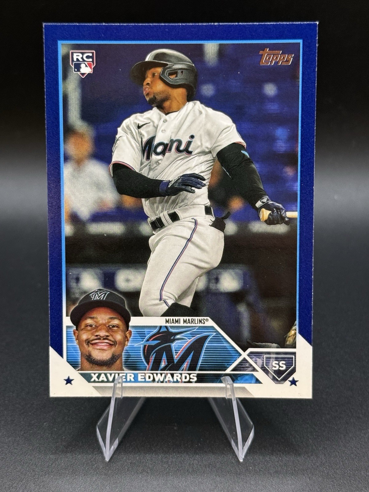 2023 Topps Update Series - Xavier Edwards #US296 Royal Blue (RC) Rookie ST3