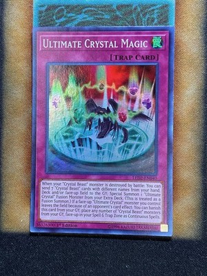 Yugioh Ultimate Crystal Magic LED2-EN040 Super Rare 1st Ed NM