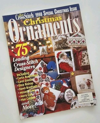 Just Cross Stitch 1998 SPECIAL CHRISTMAS ORNAMENTS ISSUE 75 Cross Stitch Charts