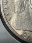 1939 F Germany 5 Reichsmark Silver Coin 90% Paul von Hindenburg Stuttgart Mint — photo 2