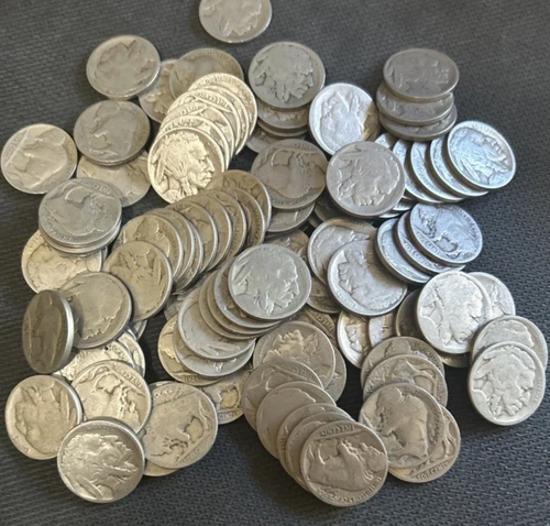 [LOT OF 100] No-Date BUFFALO NICKELS *100*