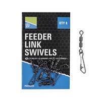 Preston Feeder Link Swivels / Doppel-Wirbel / Feeder-Wirbel