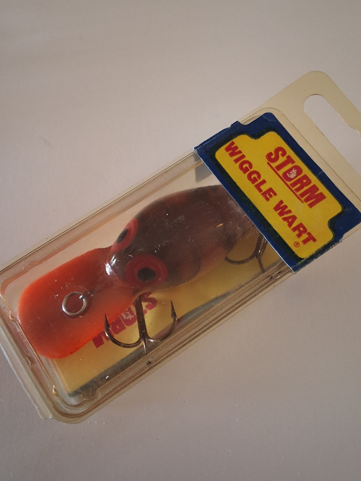 STORM PRE RAPALA WIGGLE WART V62 NATURISTIC BROWN CRAYFISH NOS FISHING LURE