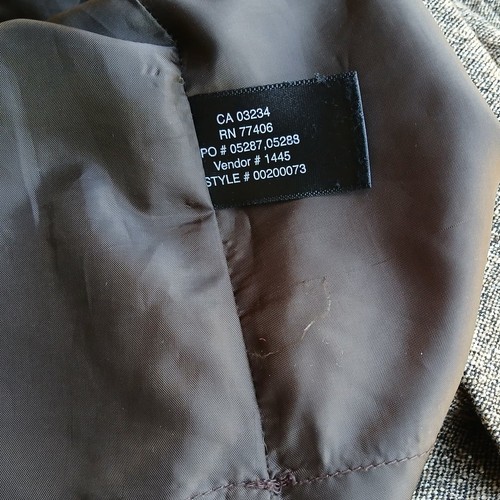 Club Monaco Retro Style Wool Dress size 4 sleeveless brown 60s neutral office - Picture 11 of 14