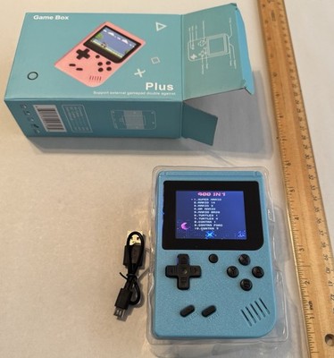 Handheld Video Game Console, 400 Games, Gamebox Plus, New In Box