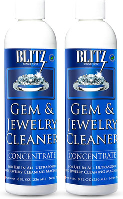 Gem & Jewelry Cleaner Liquid Concentrate for Gold, Silver, Platinum Jewelry Clea