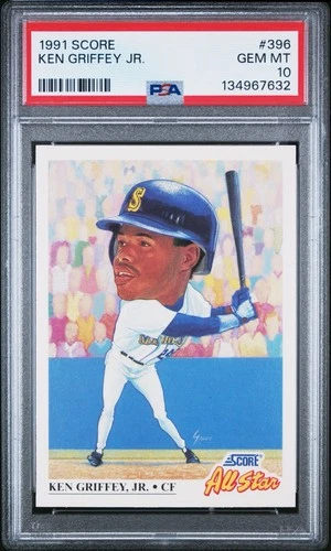1991 Ken Griffey Jr. Score #396 All Star PSA 10 Gem Mint *Rare* Mariners HOF