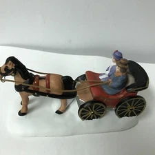 Horse Riding People In A Snow Time.