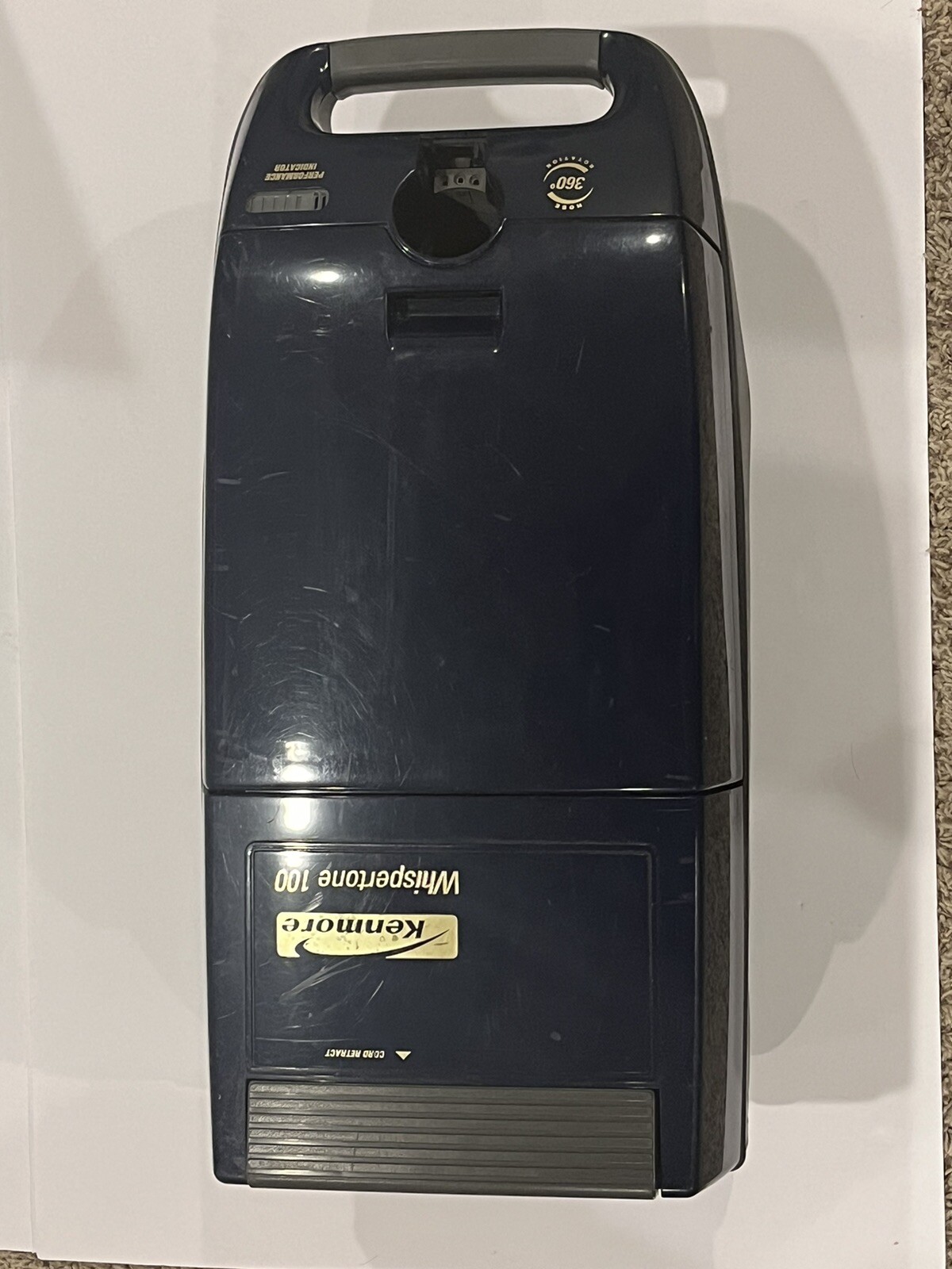 Kenmore Whispertone 100 Model 116 Canister Only + Attachments Vacuum