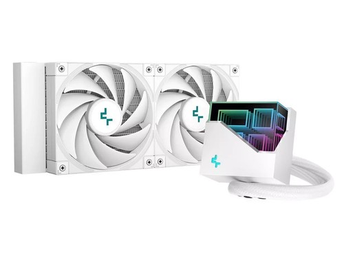 DEEPCOOL LT520 WH CPU Liquid / Water Cooling Unit 240 mm White, NEW - Picture 3 of 6