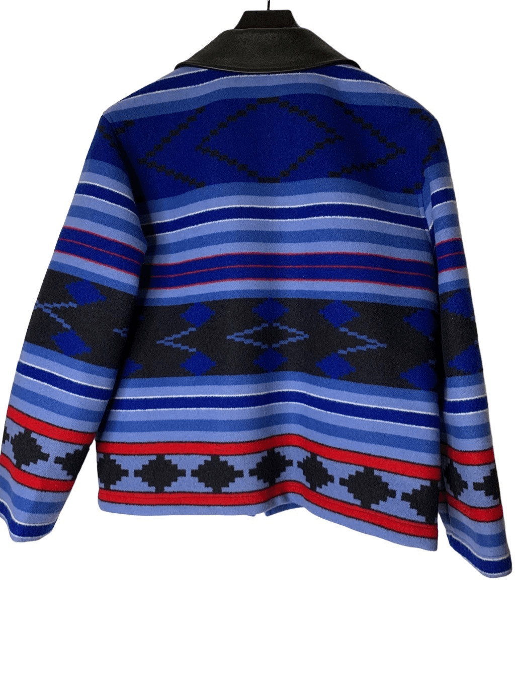 Vintage Pendleton Aztec Native American Wool Western blue Women's large RARE image 2