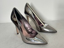 Dune London Womens Aiyana High Heel - Pewter Court Shoes Size UK 5, 6