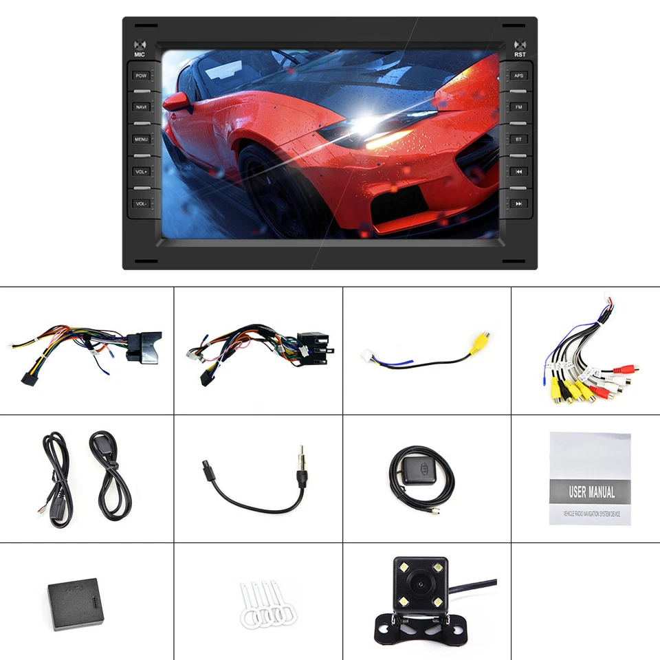 7" HD Android 9.1 Autoradio GPS Navi Für VW T4/T5 TRANSPORTER MULTIVAN GOLF BORA - Bild 2 von 4