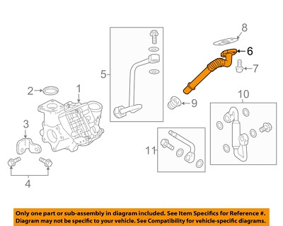 GM OEM Turbocharger Turbo-Oil Outlet Tube 12625844 | eBay