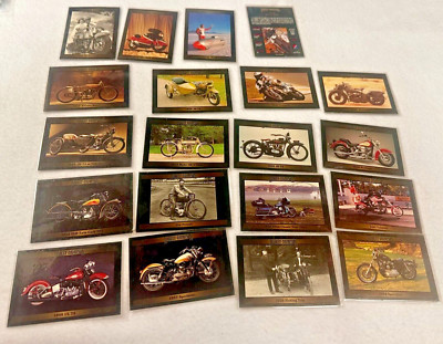 Harley Davidson Motorcycle Pictures Collectable Trading Cards LOT OF 20  