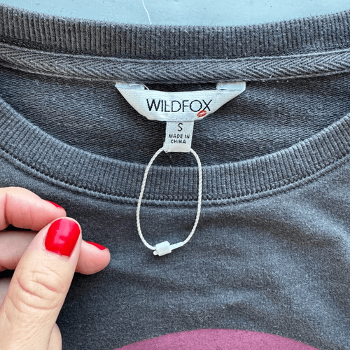 NWOT Wildfox Sz small "Easy Does It" Soft Statement Sommers Sweatshirt - Picture 9 of 12