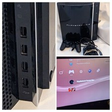 Buy Sony PlayStation 3 Ps3 Fat 80gb Backwards Compatible CECHE01