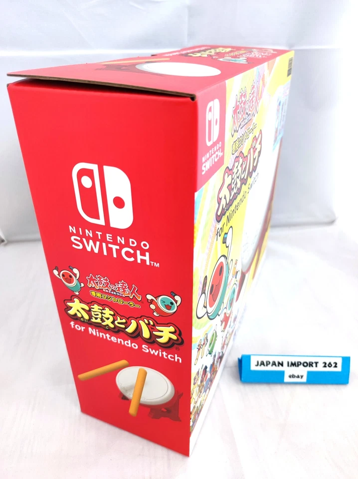 Nintendo Switch HORI TAIKO NO TATSUJIN Drum & BACHI Set controller for Switch - Image 4 of 4