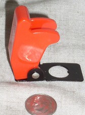 1 RED PLASTIC SAFE TOGGLE SWITCH FLIP SAFETY COVER GUARD MILITARY NITROUS USA