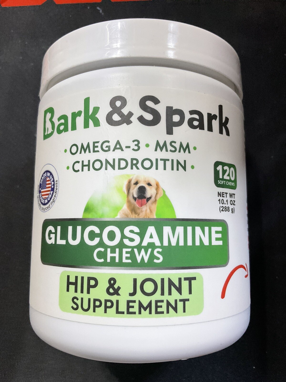 Bark & Spark Glucosamine Dog Treats Joint Pain Relief 120 Soft Chews eBay
